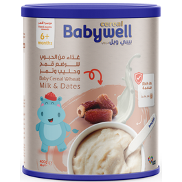 Babywell Baby Cereal Wheat, Milk, Dates 400g