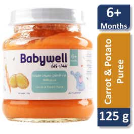 Babywell Baby Food Carrot And Potato 125g