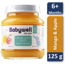 Babywell Baby Food Mango And Apple 125g