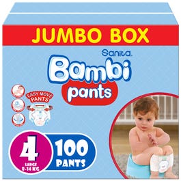 Bambi Pants Size (4) Mega Box 100 Pant