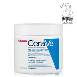 Cerave Moisturizing Cream for Dry Skin with Hyaluronic Acid 454 gm