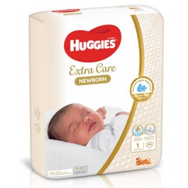 Huggies Size (1) 2-5 Kg Jumbo Pack 64 Diapers