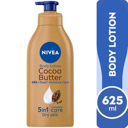 Nivea Cocoa Butter Body Lotion, Dry Skin, 625Ml