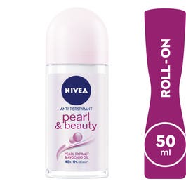 Nivea Pearl & Beauty, Women Antiperspirant, Roll-On 50Ml