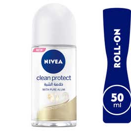 Nivea Clean Protect, Women Antiperspirant, Roll-On 50Ml