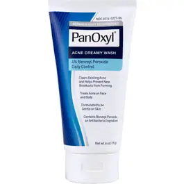 Panoxyl Acne Wash 4% Benzoyl Peroxide Daily Control - 170g