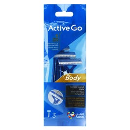 Active Go Body Razors 3 pcs