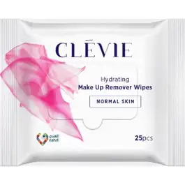 Clevie Make Up Remover Wipes Normal Skin 25 Pcs