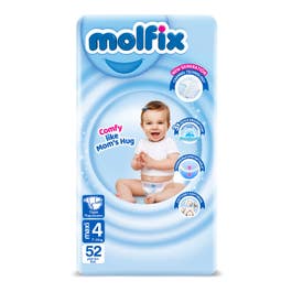 Molfix Diapers Size (4) Mega Pack 52 Diapers