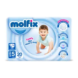 Molfix Diapers Size (5) Jumbo Pack 20 Diapers