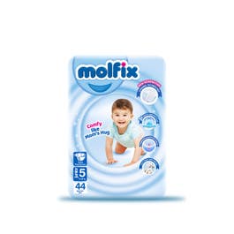 Molfix Diapers Size (5) Mega Pack 44 Diapers