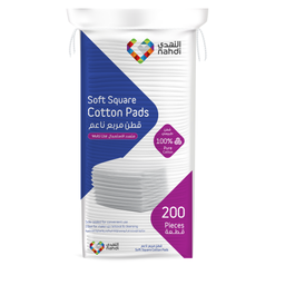 Nahdi Square Cotton Pads 200 pcs