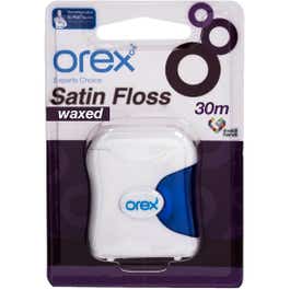 Orex Dental Satin Floss Waxed Mint Flavor 30 m