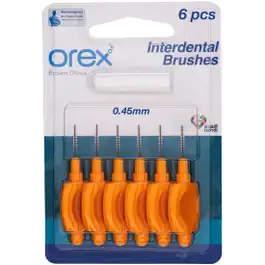 Orex Interdental Brushes 0.45 mm 6 pcs