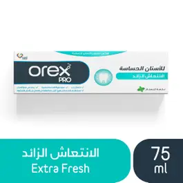 Orex Pro Sensitive Extra Fresh Toothpaste 75 Ml