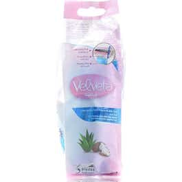 Velveta Razors For Women 3 Blades (4 Pcs+1 Free)